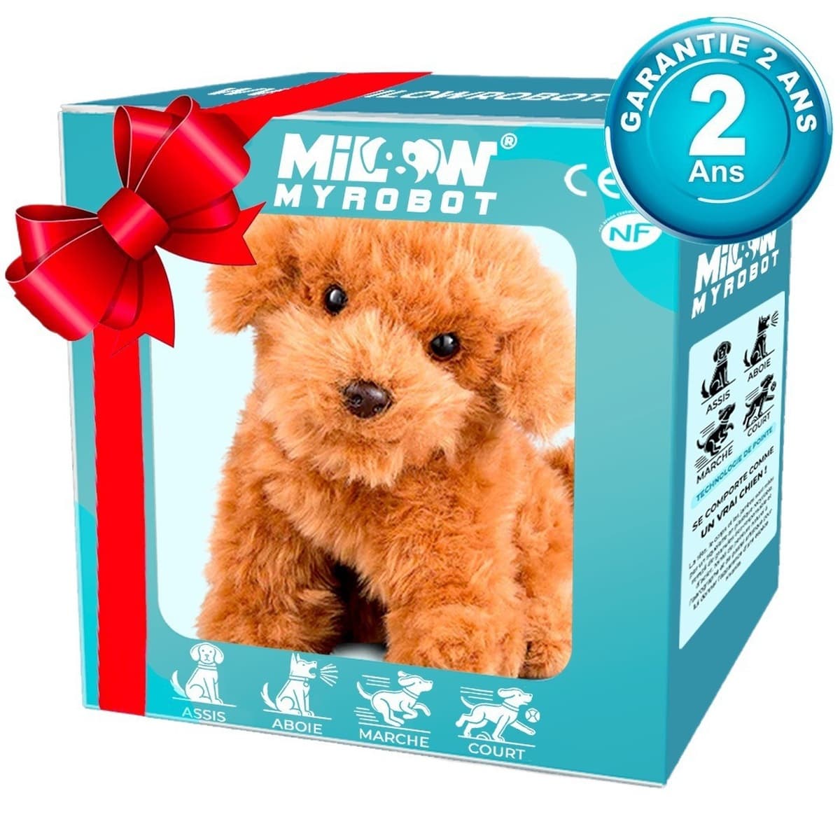 Трансграничный хит продаж Мой реалистичный щенок-робот Мой робот-щенок короткая плюшевая кукла