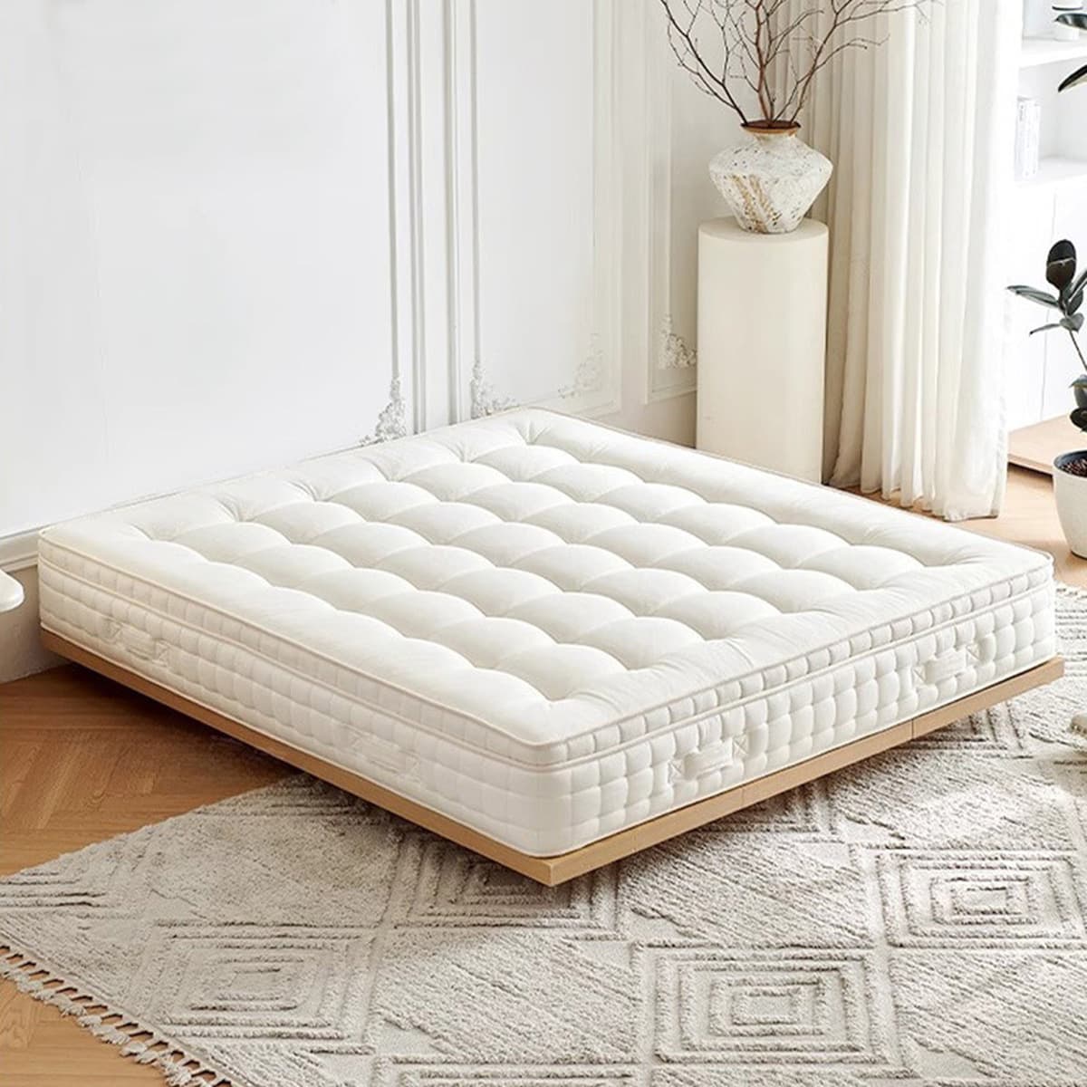 Матрас ручной работы для детской кроватки, шерстяной матрас с тафтингом Simmons Dream Soft, двухслойный мини-матрас с...