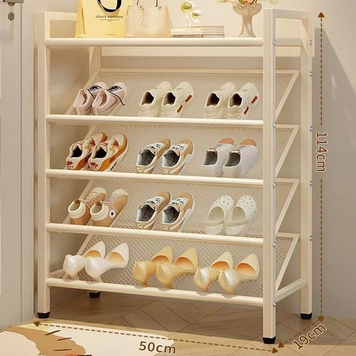Многоярусная подставка для обуви для прихожей, для дома, общежития, аренды, с возможностью демонстрации обуви