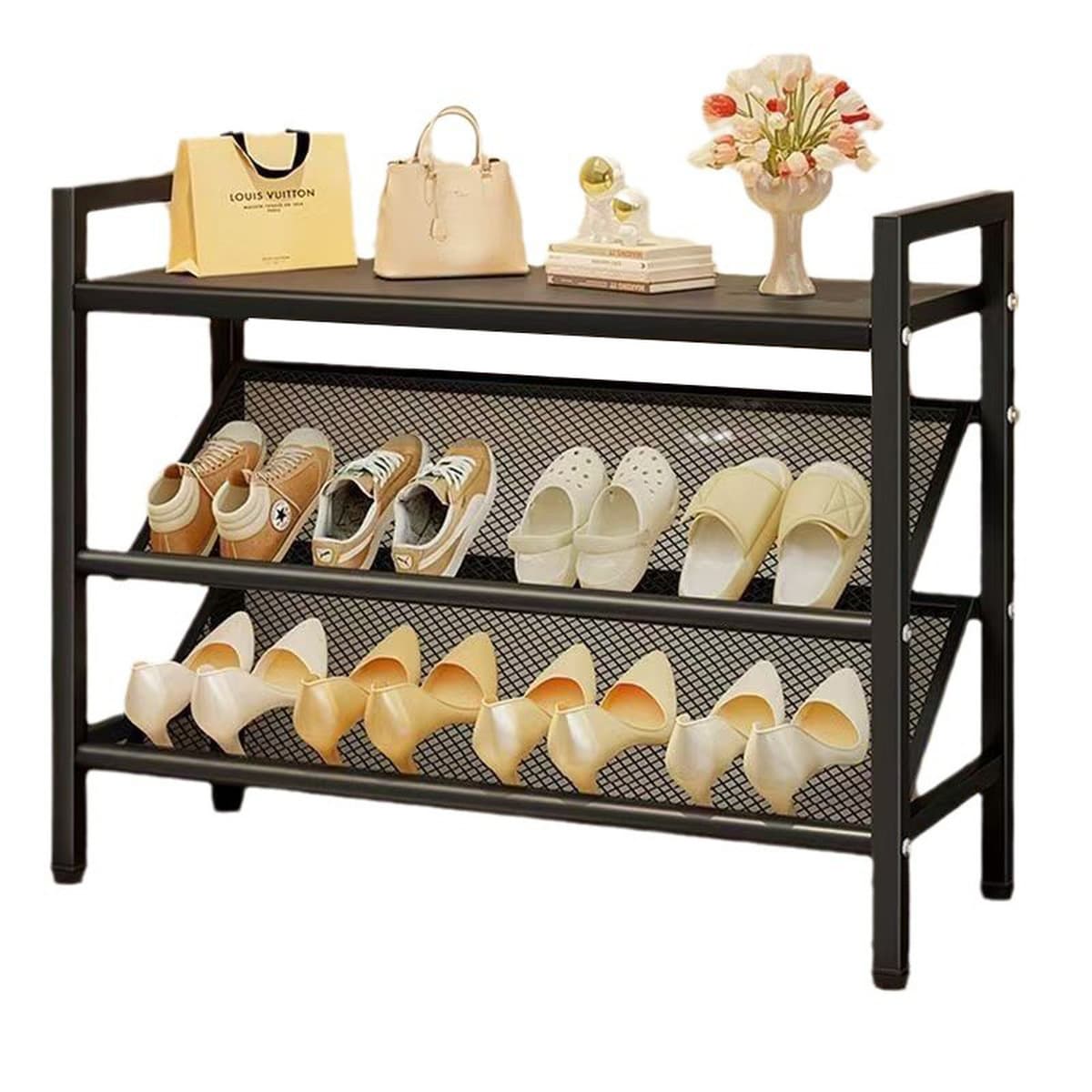 Многоярусная подставка для обуви для прихожей, для дома, общежития, аренды, с возможностью демонстрации обуви