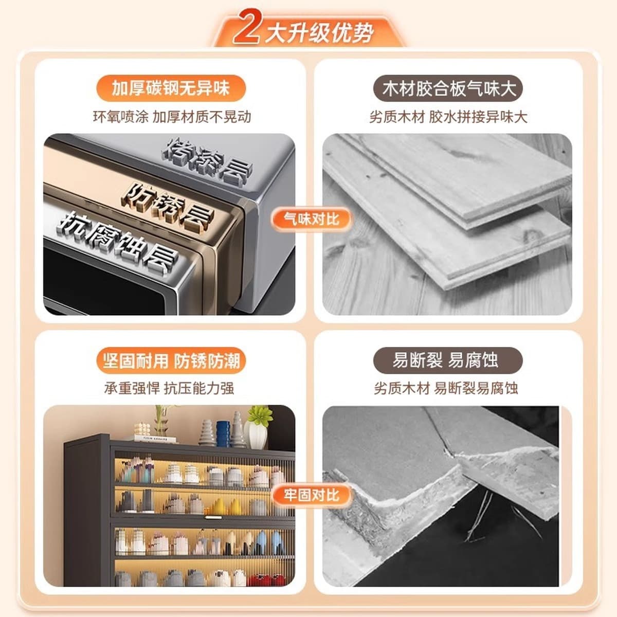 Домашний стальной обувной шкаф вход в дверь дома от пола до пола