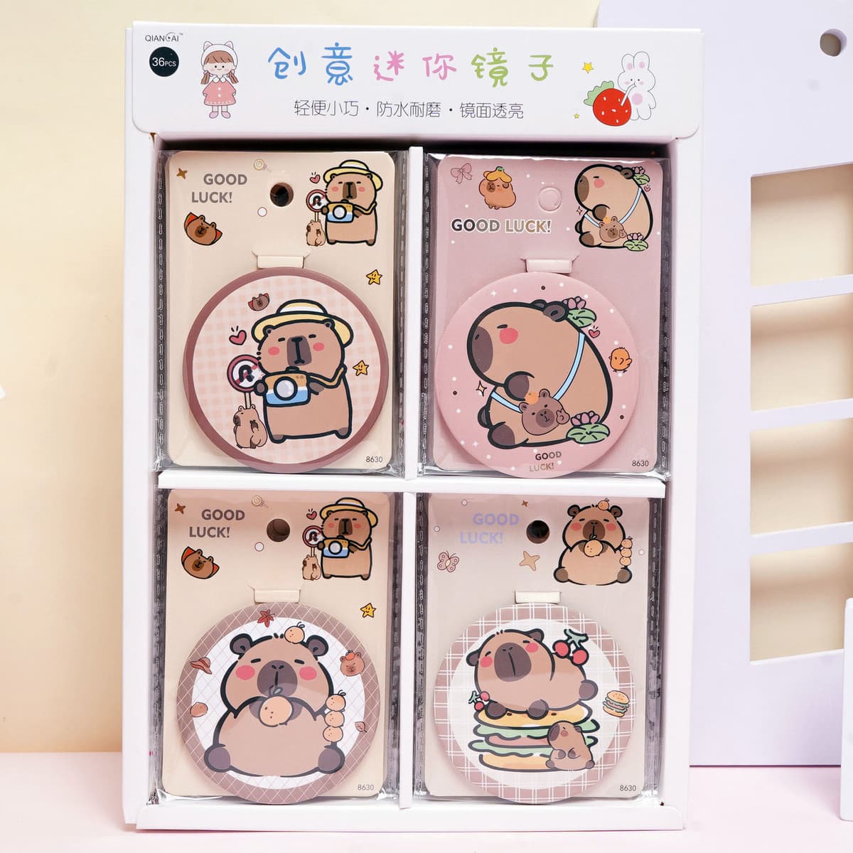 Аниме Sanrio Зеркало мило односторонний мини с высоким содержанием Куломи Мелетти Бутин собака портативный с зеркалом