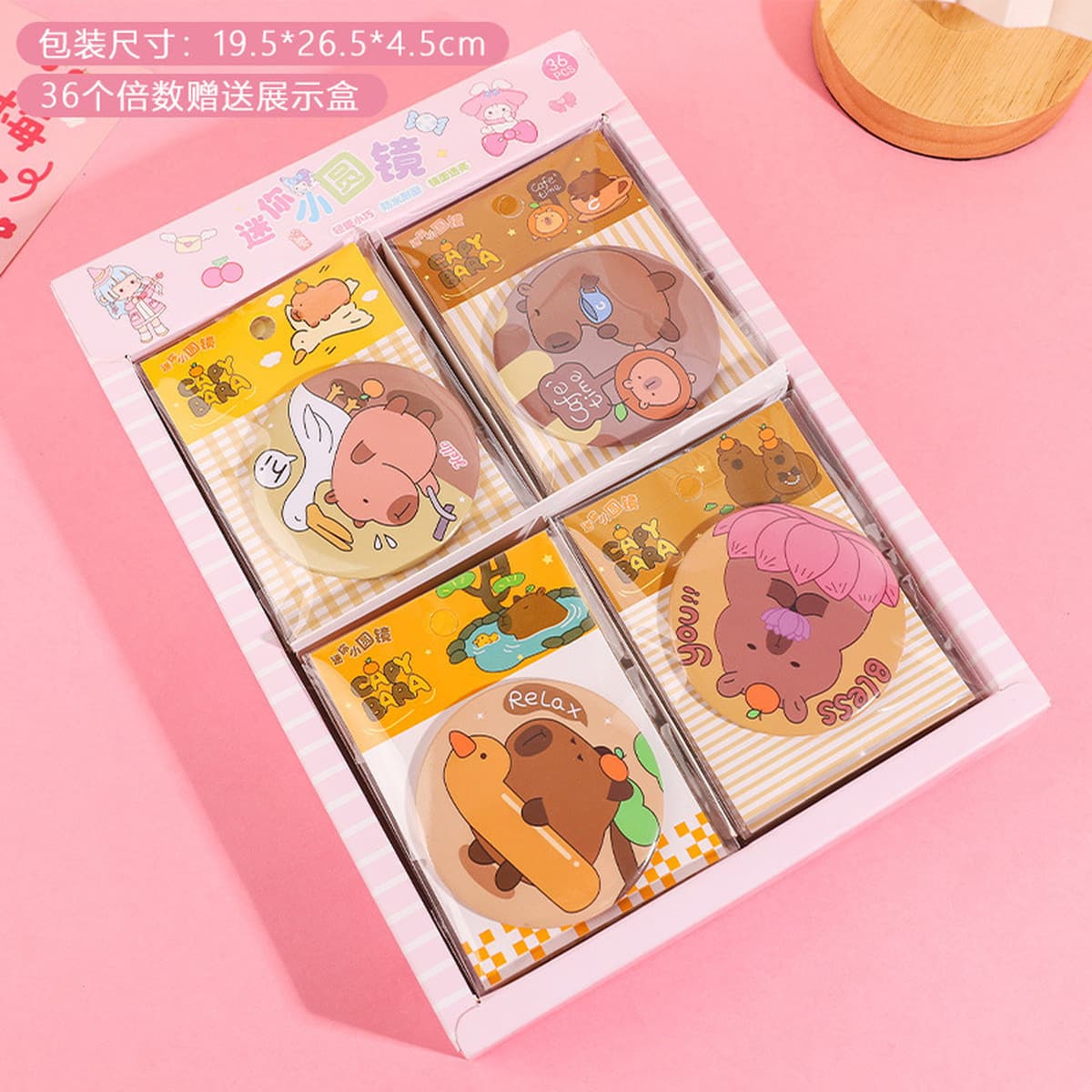 Аниме Sanrio Зеркало мило односторонний мини с высоким содержанием Куломи Мелетти Бутин собака портативный с зеркалом