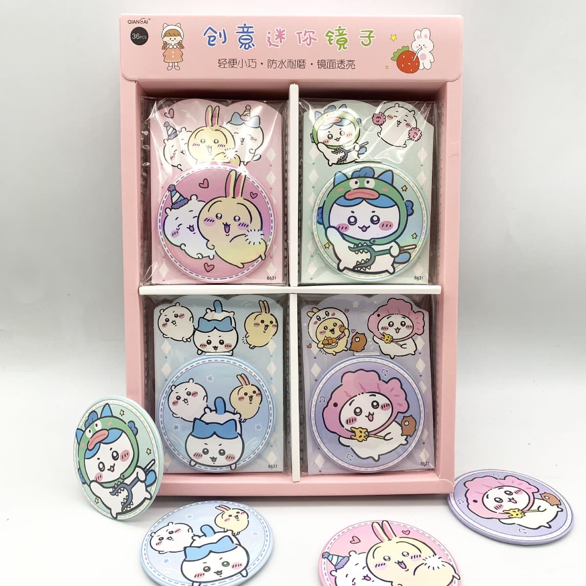 Аниме Sanrio Зеркало мило односторонний мини с высоким содержанием Куломи Мелетти Бутин собака портативный с зеркалом
