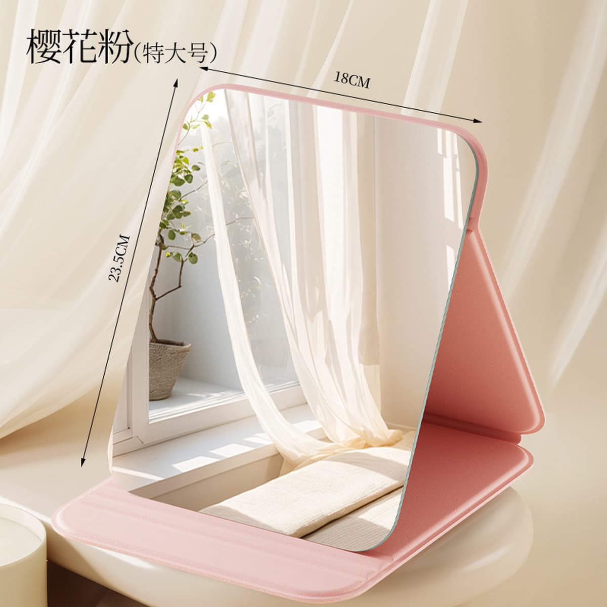 Умное светодиодное зеркало для макияжа с подсветкой, настольное зеркало в стиле инс для туалетного столика в спальне...