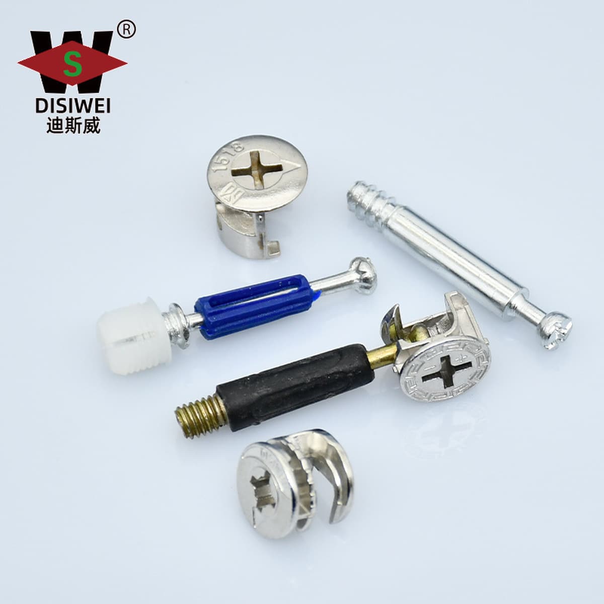 Бесплатный образец мебели: эксцентриковое колесо 12/15 мм, трехкомпонентный соединитель, крепление панели, эксцентриковый...