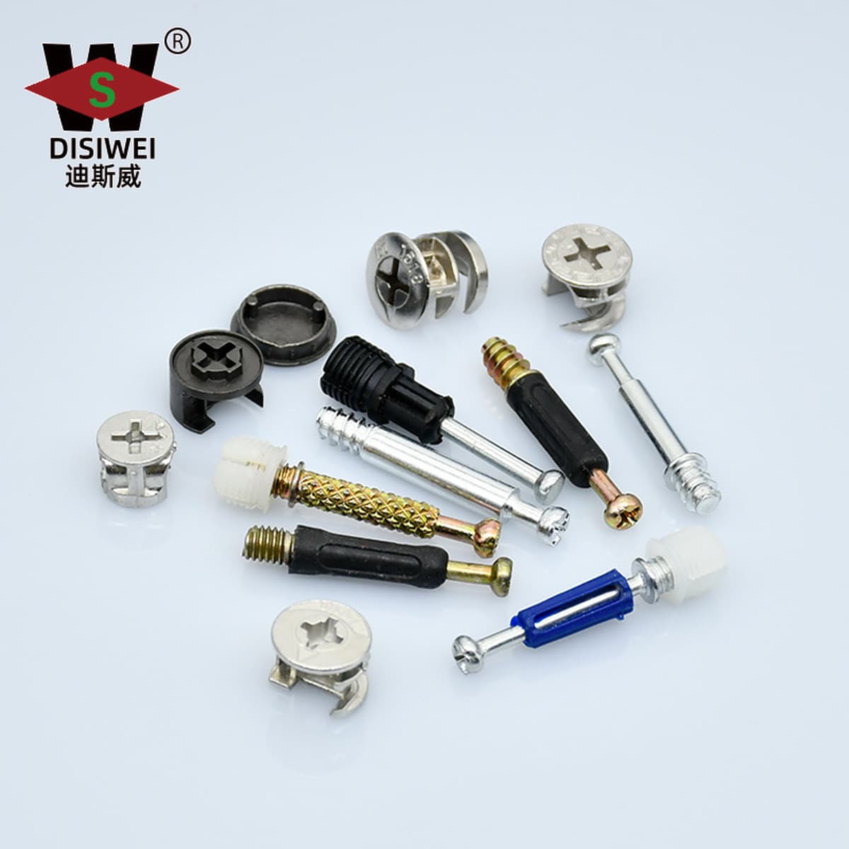 Бесплатный образец мебели: эксцентриковое колесо 12/15 мм, трехкомпонентный соединитель, крепление панели, эксцентриковый...