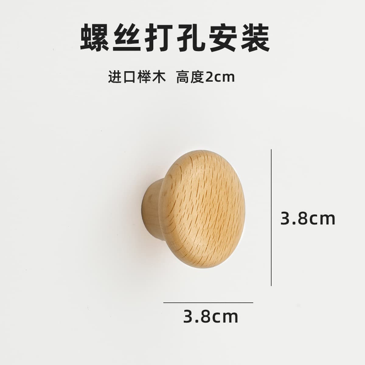 Деревянная ручка для детской комнаты с изображением Микки Мауса, милая мультяшная ручка для шкафа в виде медведя,...