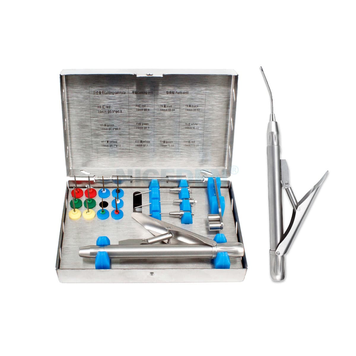 Набор для удаления сломанных файлов и игл из корневых каналов Niceden, никель-титановые инструменты для удаления сломанных...