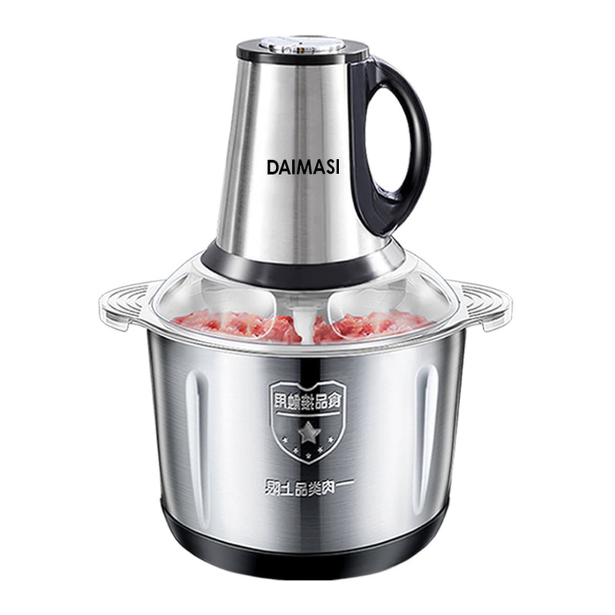 Электрическая мясорубка DAIMASI, многофункциональный кухонный комбайн для смешивания, измельчения, приготовления чесночной...