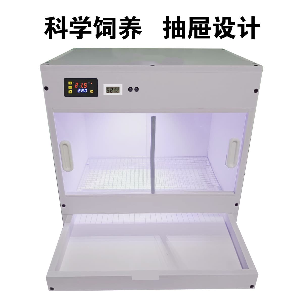 Коробка для разведения рептилий из ПВХ с выдвижным ящиком, коробка для лазания бородатого агамы, скитальческий краб, еж,...