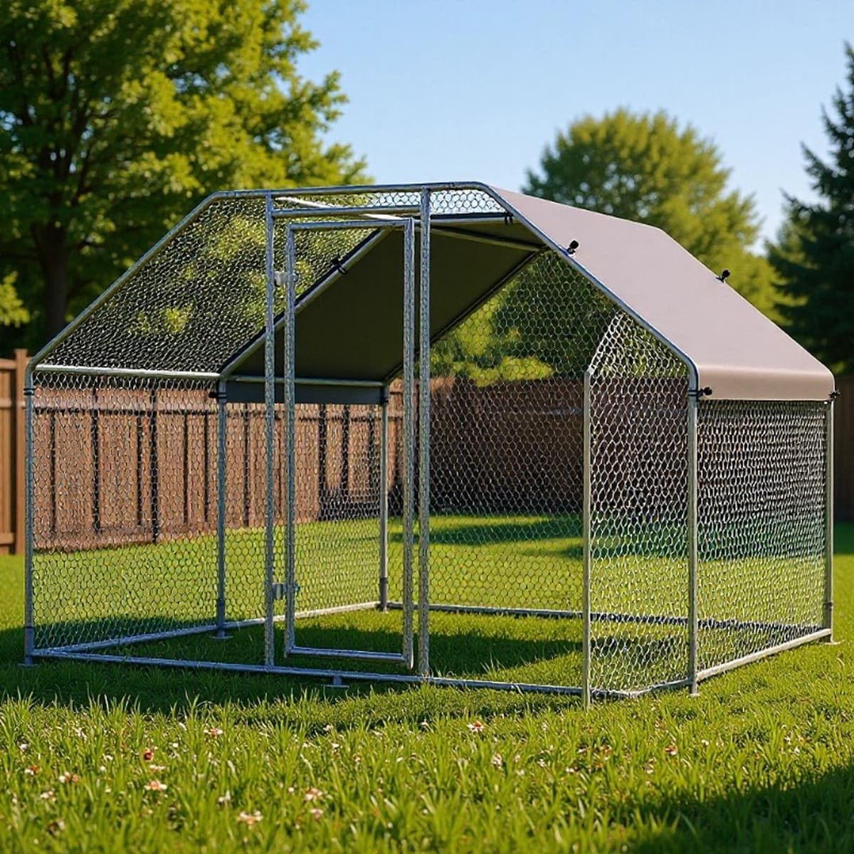 Экспорт горячая распродажа Открытый ферма водонепроницаемый 25 труб куриная клетка завод прямые оптовые купол утка клетка...