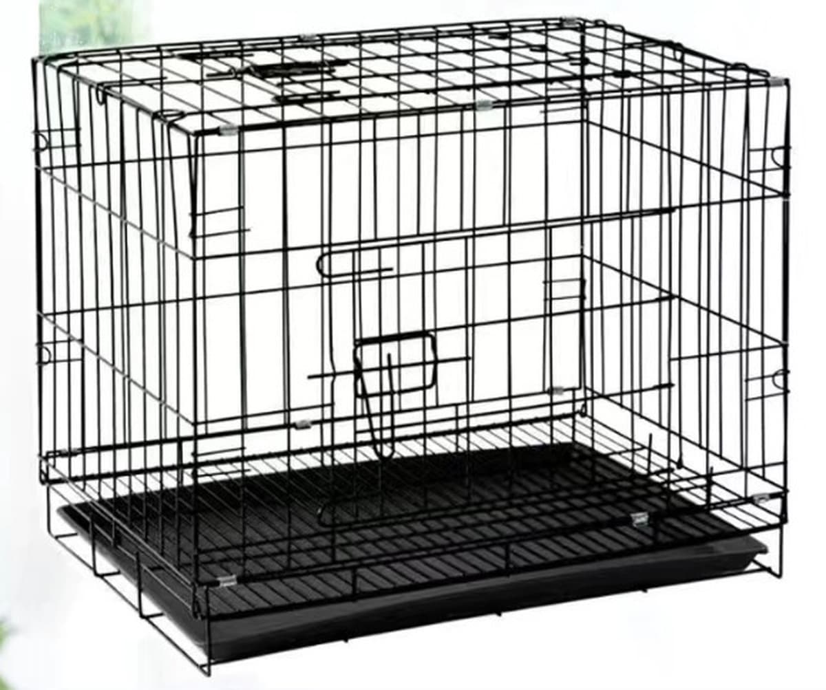 Большая клетка для собак (60*42*50), товары для животных, утолщенная клетка для собак и кошек малых и средних размеров,...