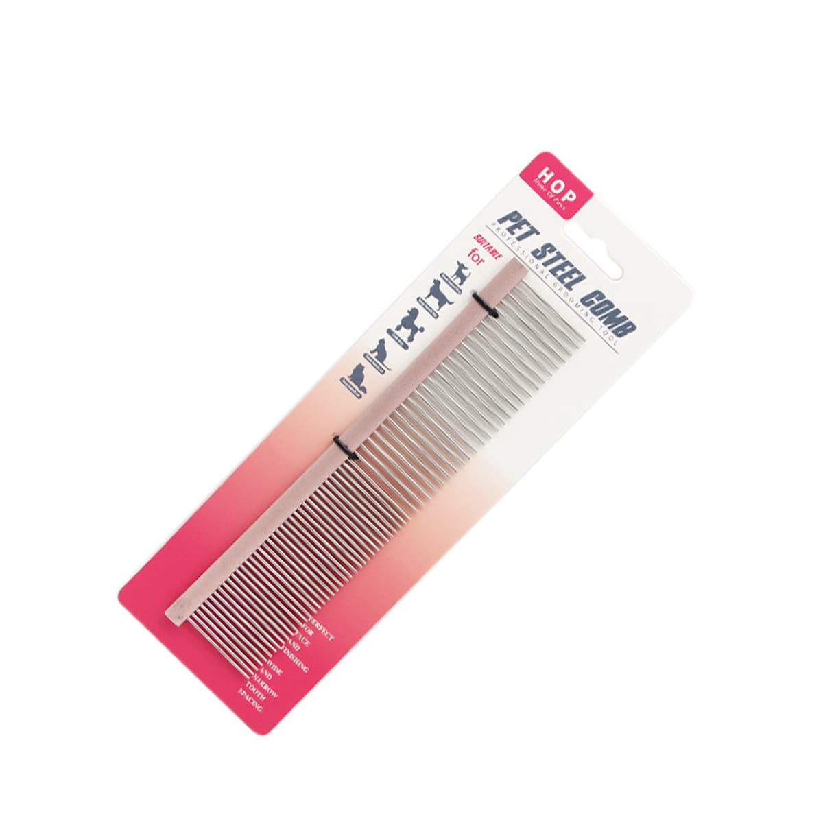 Товары для домашних животных, красочная стальная расческа для домашних животных, расческа для ухода за домашними животными,...