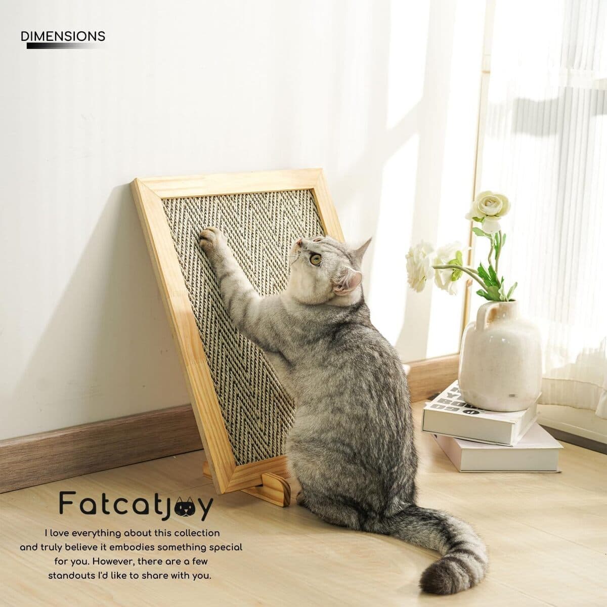 Домашнее животное из цельного дерева кошка скребет рамка кошка царапает доску прямоугольная гостиная Вертикальная Кошка...