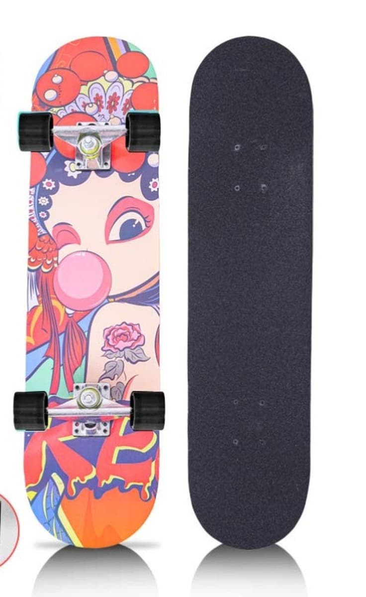 Скейтборд для начинающих, профессиональный, двойной наклон, для детей, подростков, взрослых, мальчиков и девочек,...