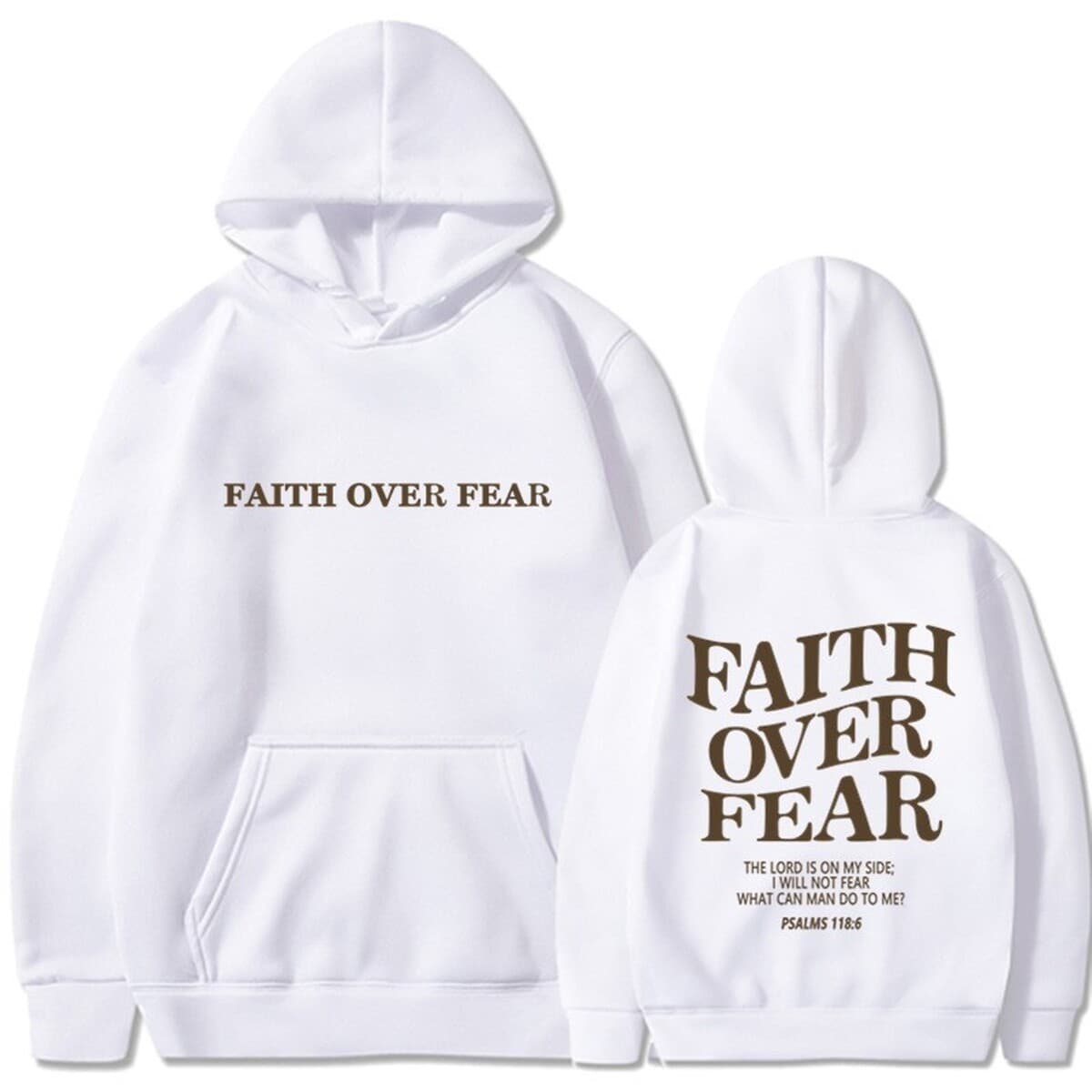 Трансграничная Амазонка AliExpress Горячие распродажи прилив свитер свободная Faith Over Fear Горячий толстовка с капюшоном F
