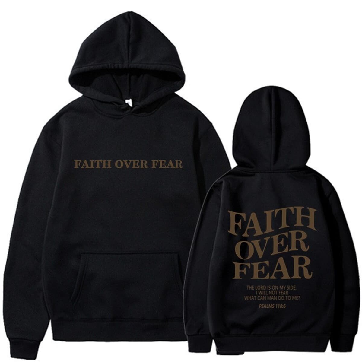 Трансграничная Амазонка AliExpress Горячие распродажи прилив свитер свободная Faith Over Fear Горячий толстовка с капюшоном F