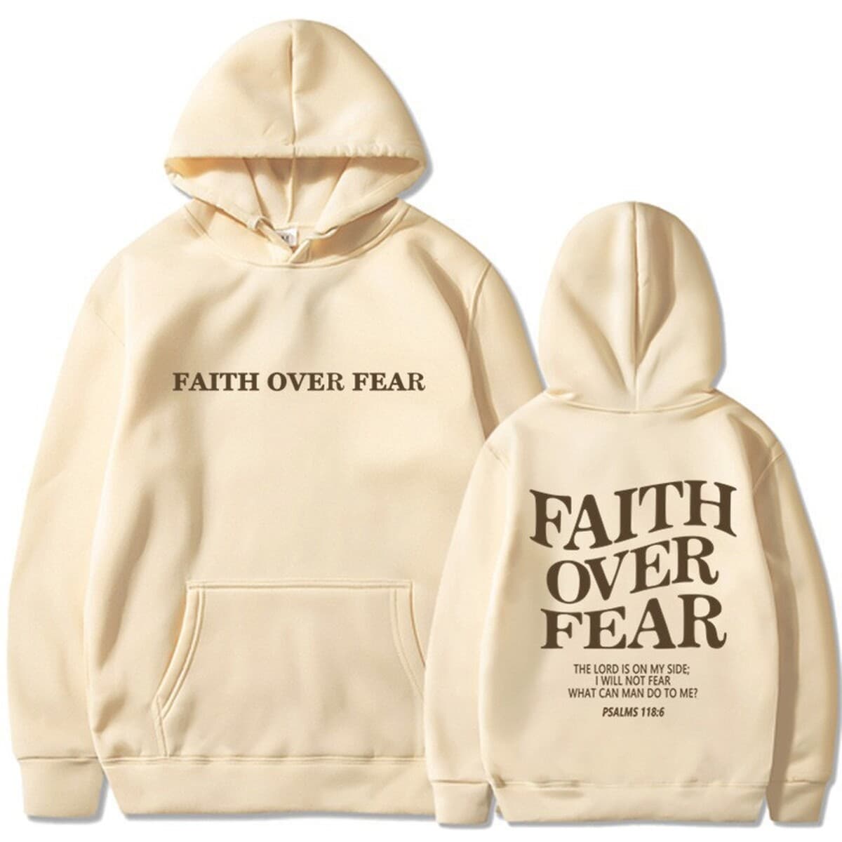 Трансграничная Амазонка AliExpress Горячие распродажи прилив свитер свободная Faith Over Fear Горячий толстовка с капюшоном F