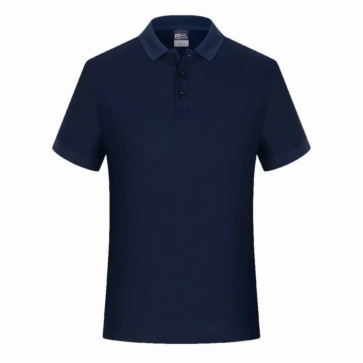 Рекламная рубашка с принтом Поло с коротким рукавом и отворотом, культурная рубашка, вышитая классная форма, одежда для...