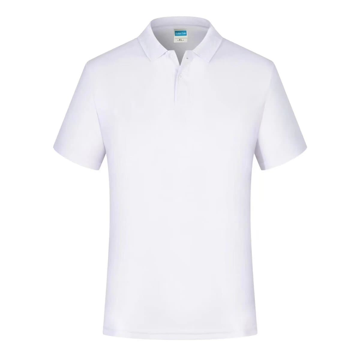 Рекламная рубашка с принтом Поло с коротким рукавом и отворотом, культурная рубашка, вышитая классная форма, одежда для...