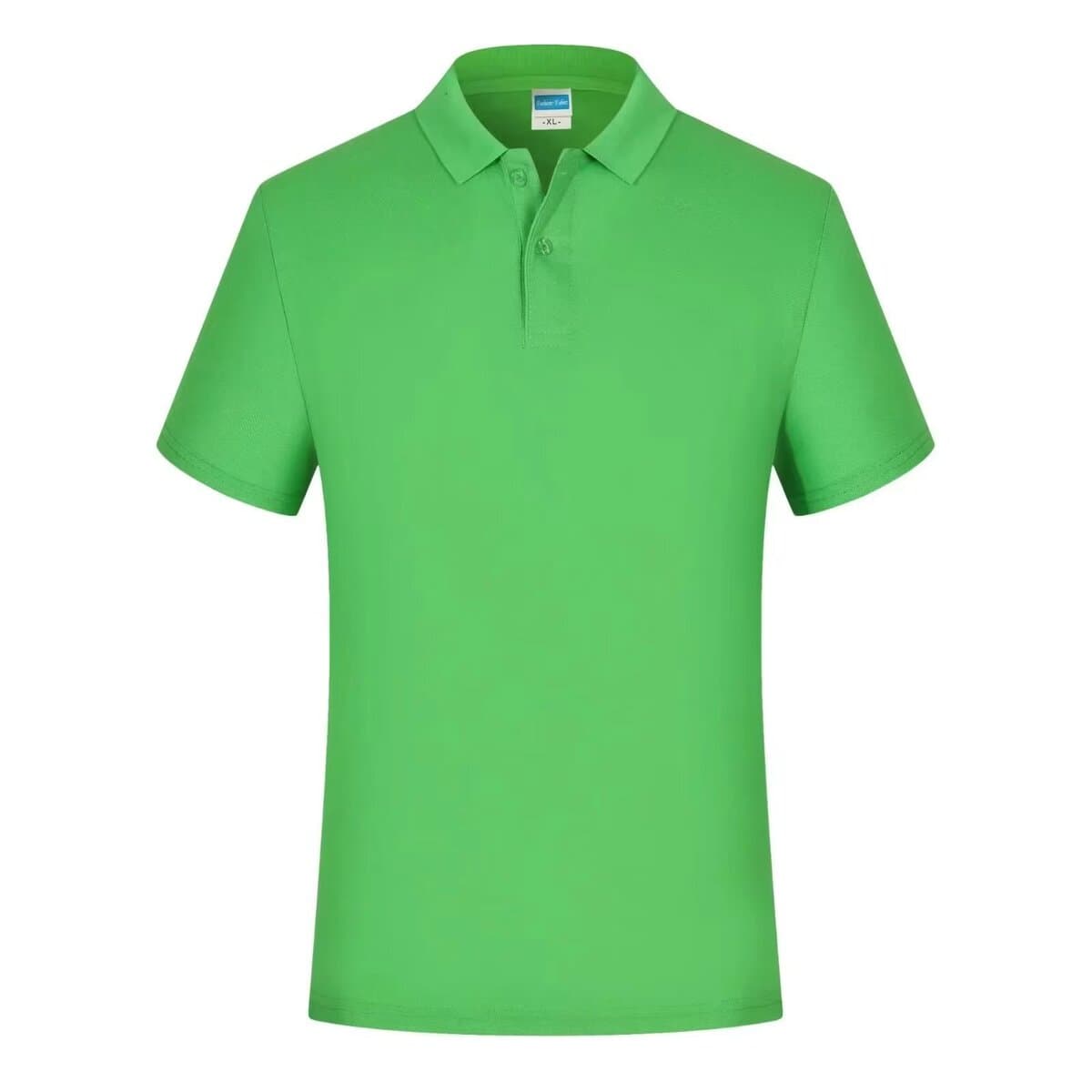 Рекламная рубашка с принтом Поло с коротким рукавом и отворотом, культурная рубашка, вышитая классная форма, одежда для...