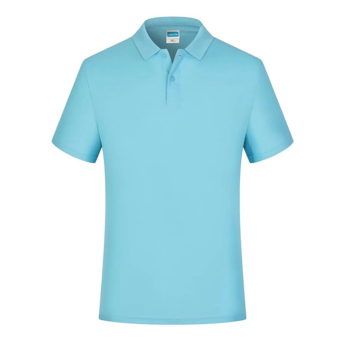 Рекламная рубашка с принтом Поло с коротким рукавом и отворотом, культурная рубашка, вышитая классная форма, одежда для...