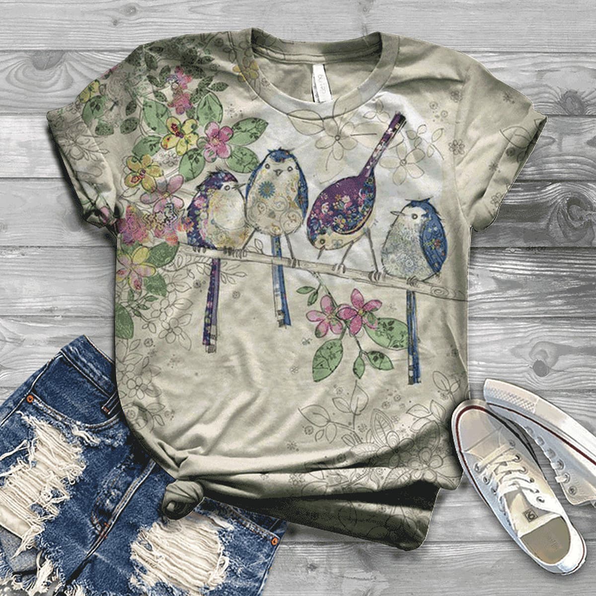 Новая Свободная Женская футболка AliExpress WISH Amazon с круглым вырезом и короткими рукавами, с цифровым принтом,...