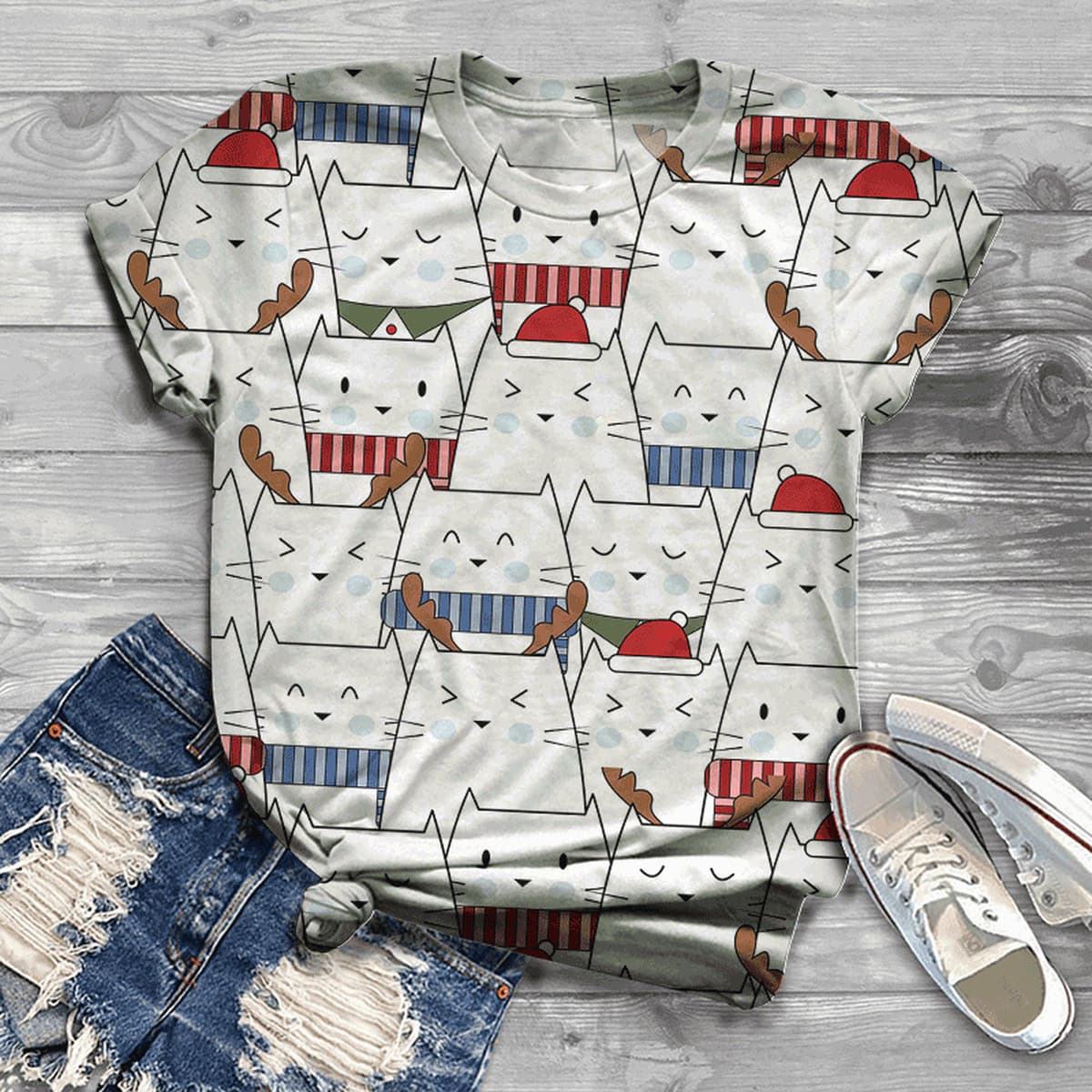 Новая Свободная Женская футболка AliExpress WISH Amazon с круглым вырезом и короткими рукавами, с цифровым принтом,...