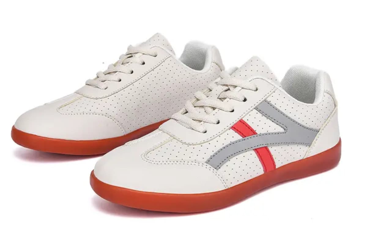 Обувь для тай-чи для женщин, мягкая кожа с резиновой подошвой, весенне-летняя мужская обувь для боевых искусств, кроссовки...