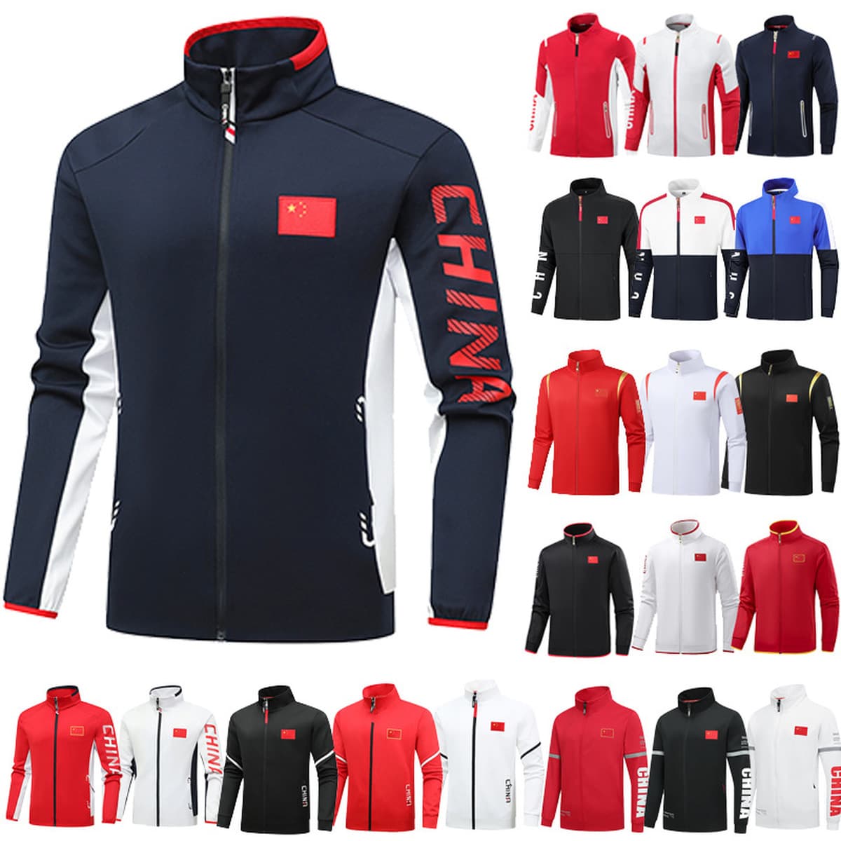 Спортивная тренировочная одежда для китайской команды Весенние и осенние куртки для мужчин и женщин по боевым искусствам...