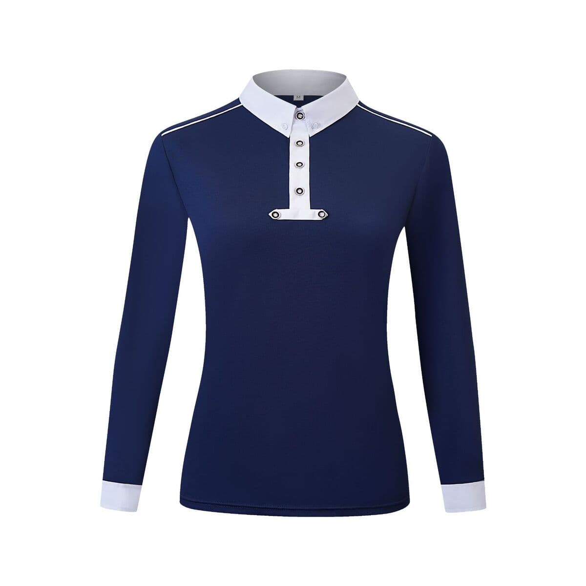 Мужская конная рубашка эластичная облегка профессиональный конный спорт для взрослых верхом на лошадях костюм POLO рубашка...