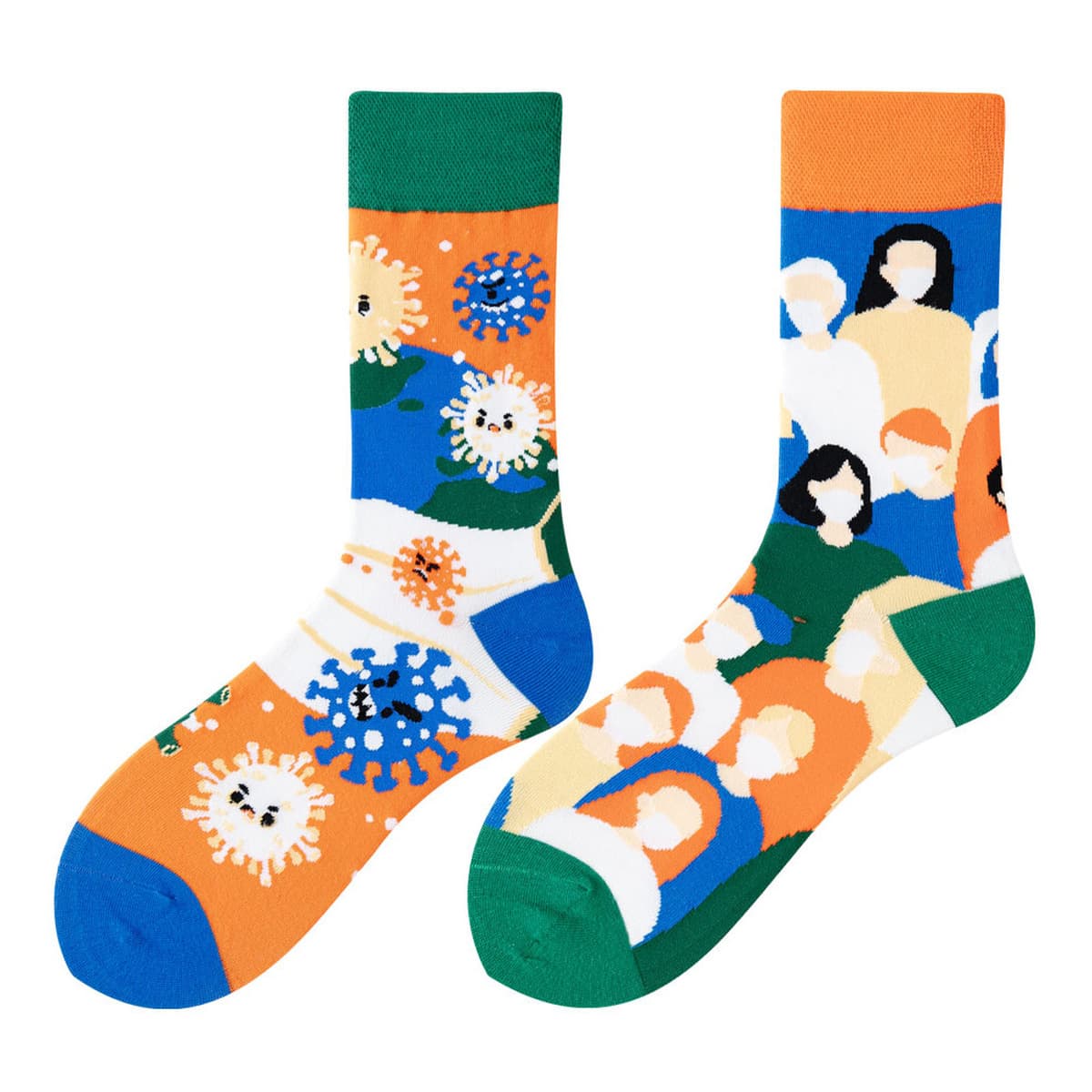 Оригинальные новые асимметричные мужские и женские пары AB Mandarin Duck средней моды индивидуальные модные спортивные...