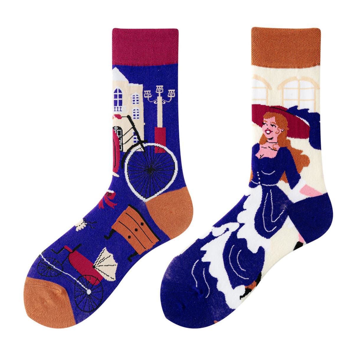 Оригинальные новые асимметричные мужские и женские пары AB Mandarin Duck средней моды индивидуальные модные спортивные...