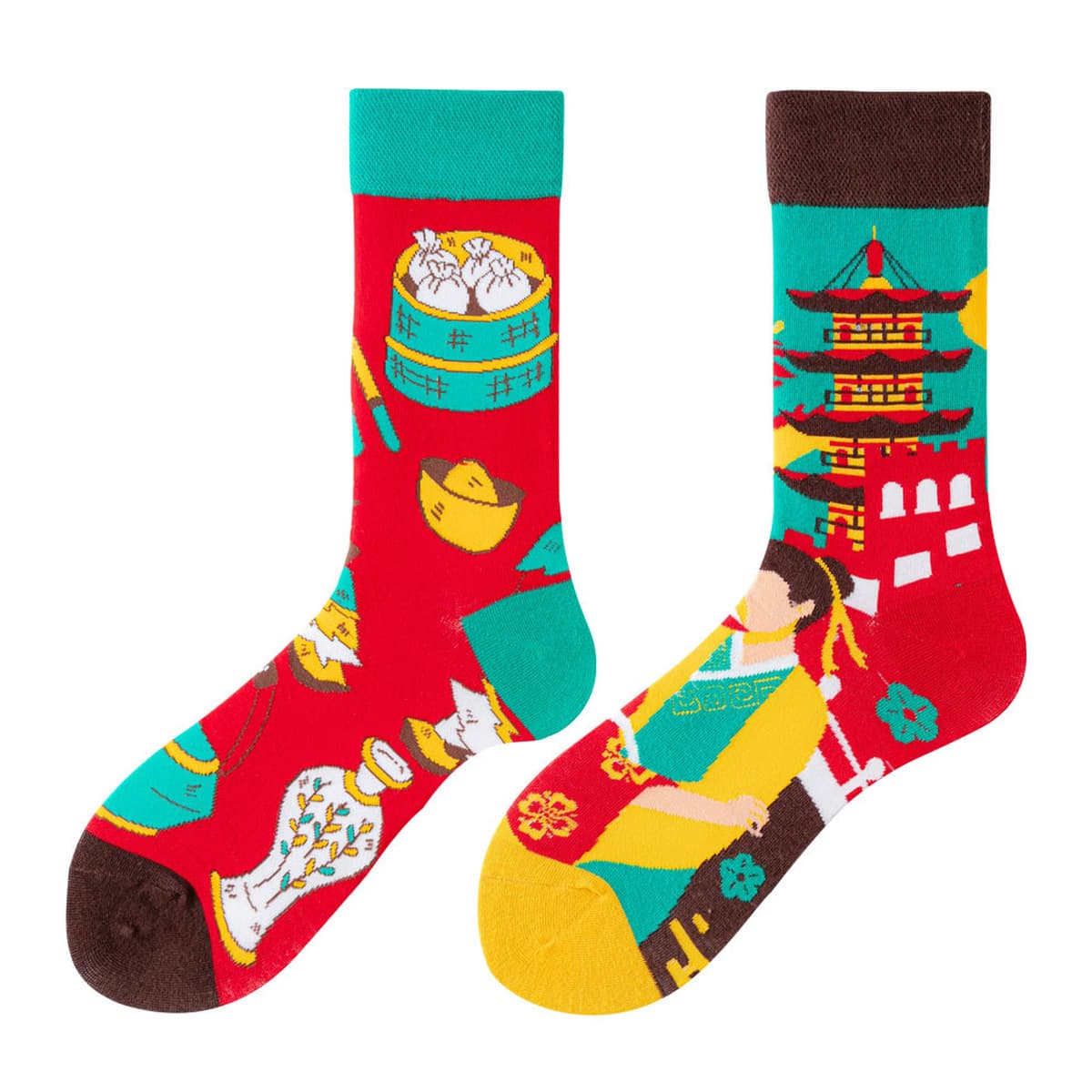 Оригинальные новые асимметричные мужские и женские пары AB Mandarin Duck средней моды индивидуальные модные спортивные...