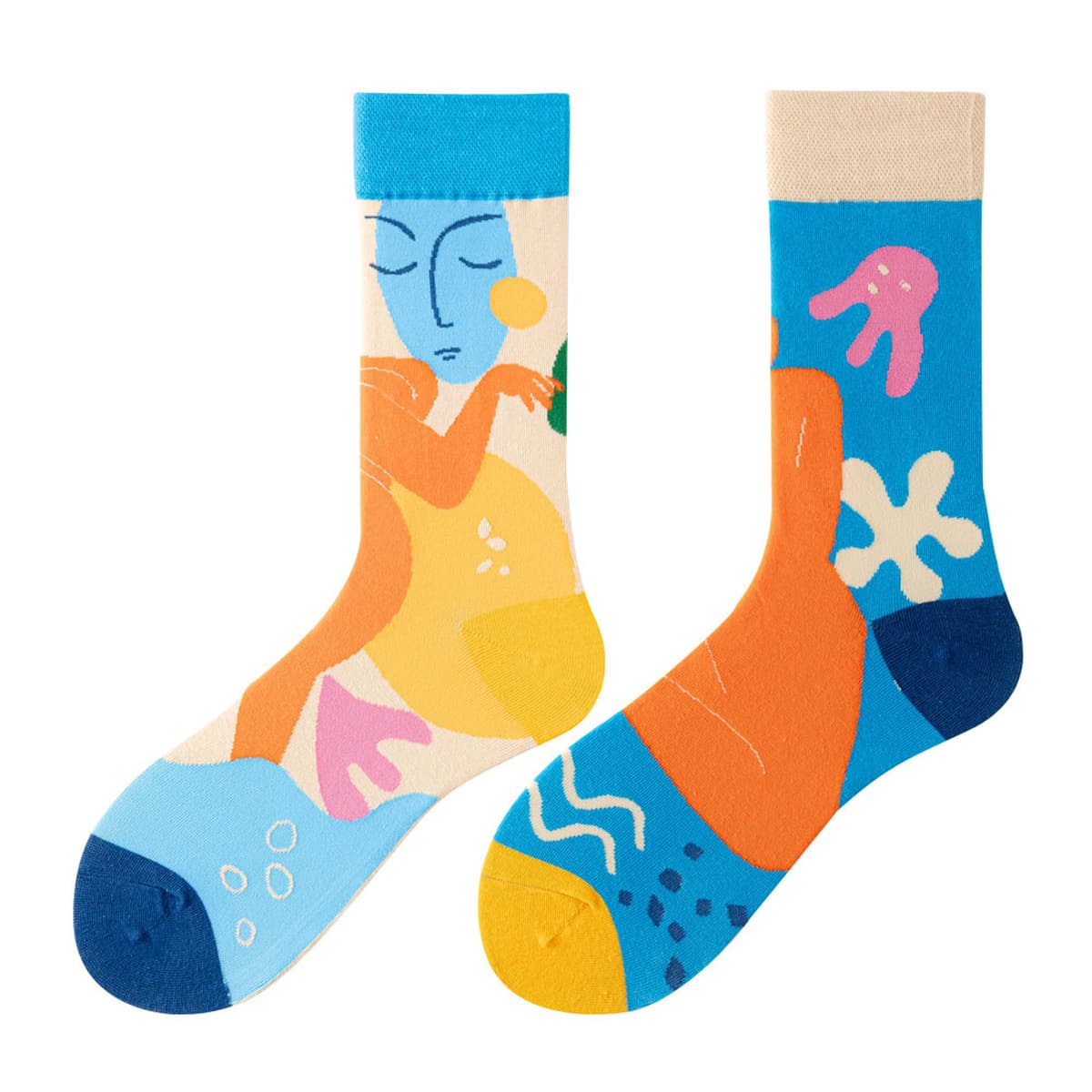 Оригинальные новые асимметричные мужские и женские пары AB Mandarin Duck средней моды индивидуальные модные спортивные...