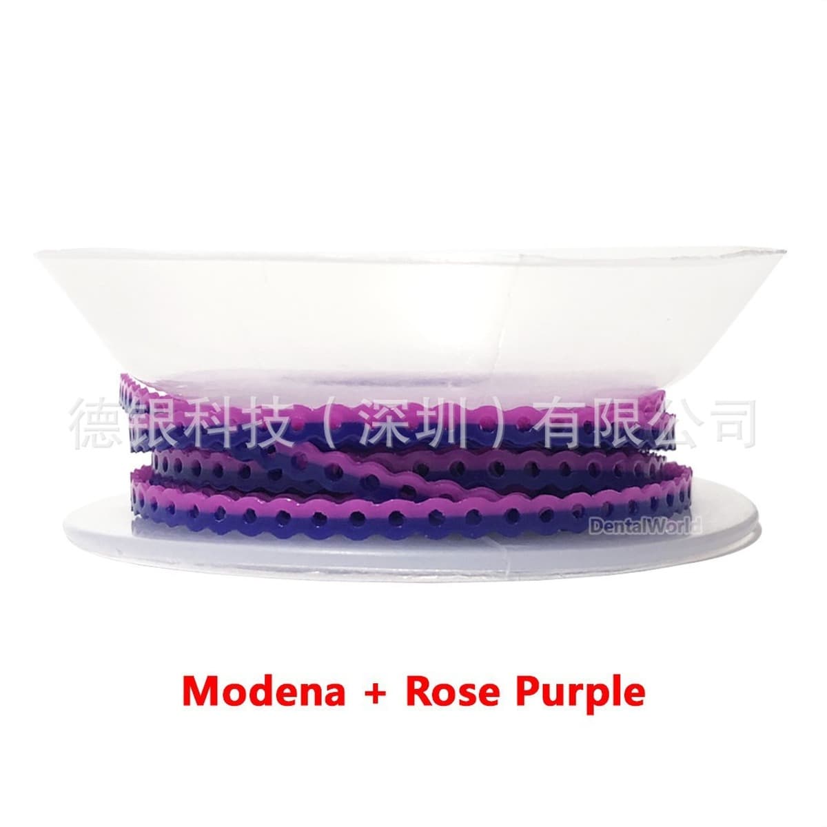 Стоматологическая двухцветная резиновая цепочка, ортодонтическая цепочка, кольцо для коррекции зубов, цепочка для...