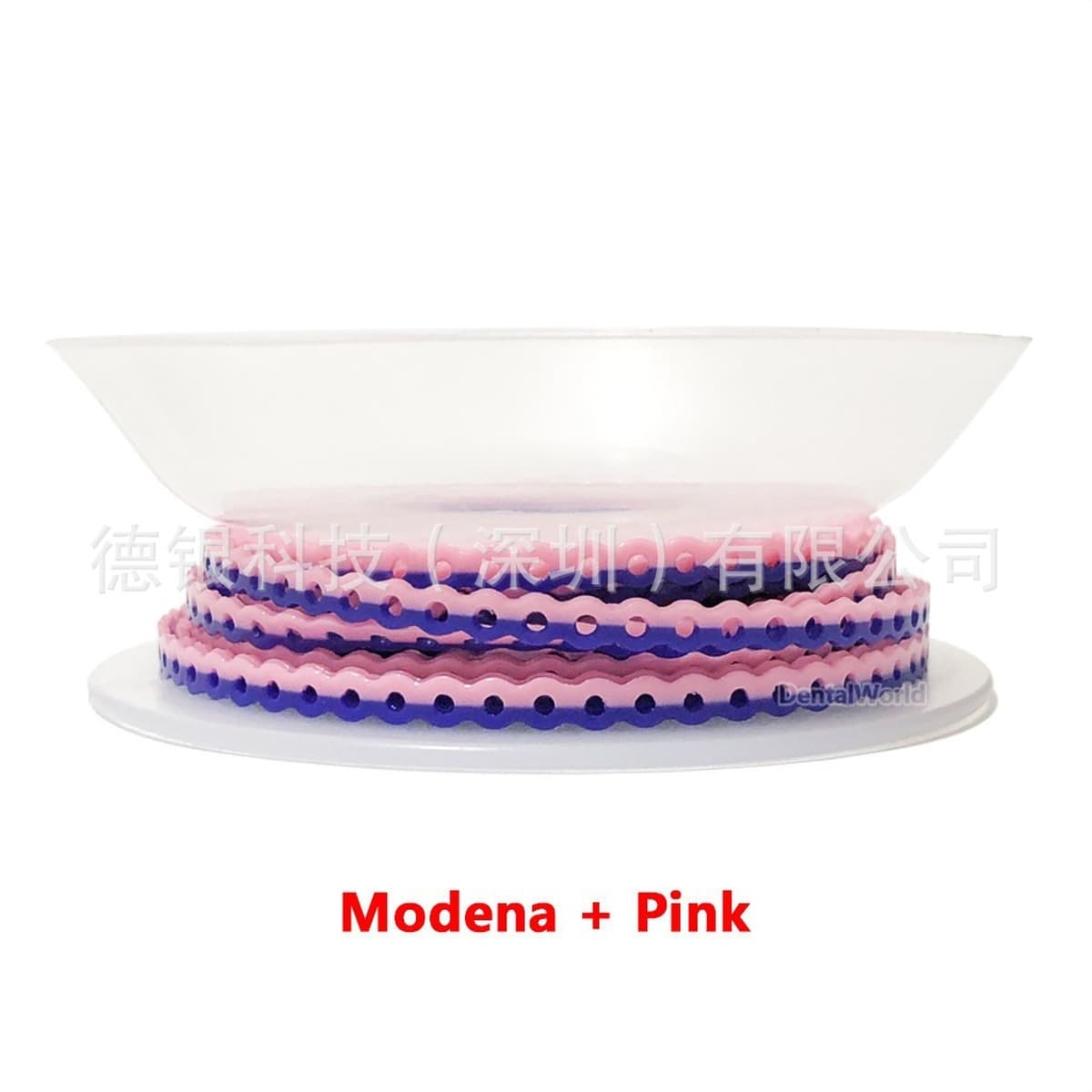 Стоматологическая двухцветная резиновая цепочка, ортодонтическая цепочка, кольцо для коррекции зубов, цепочка для...