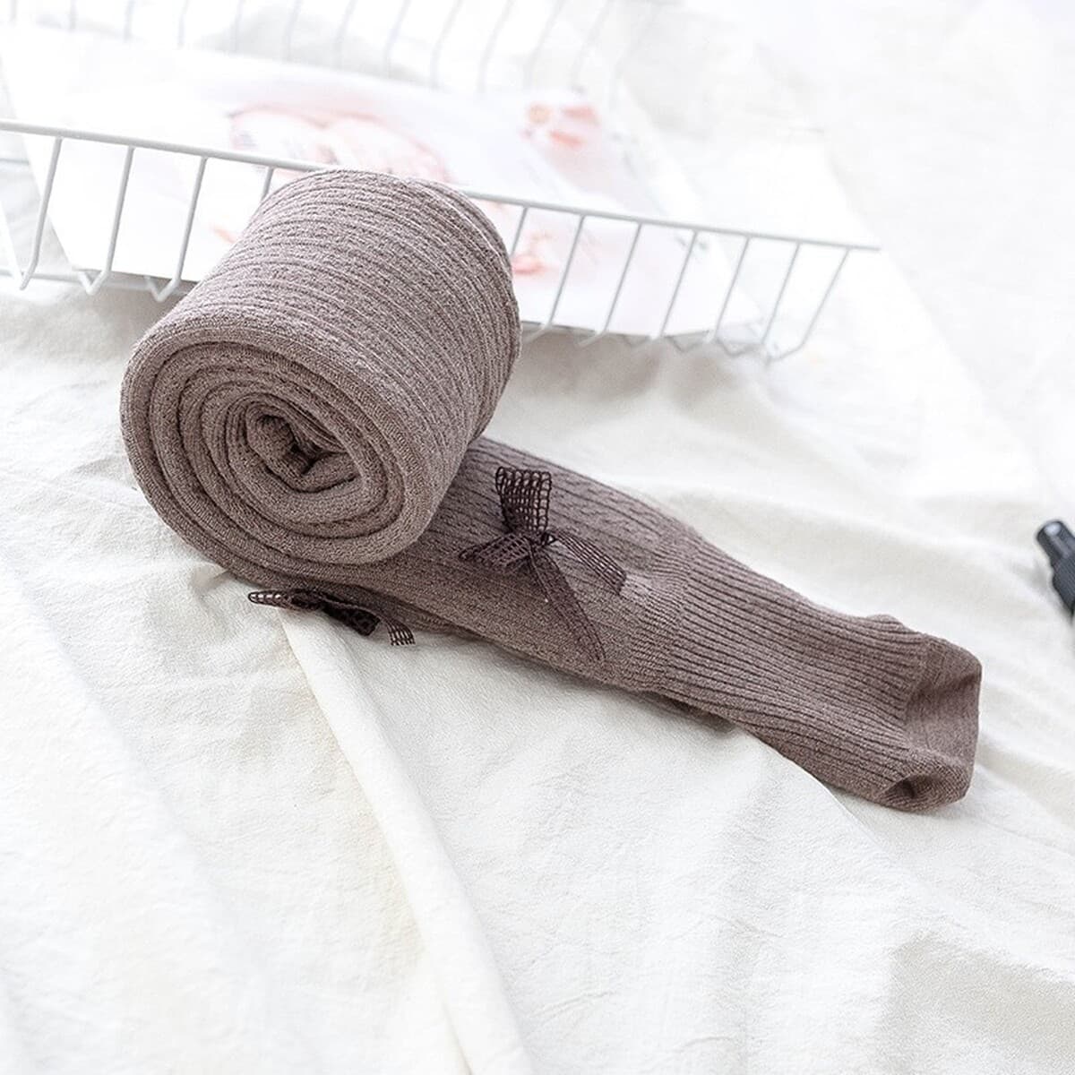 Колготки для девочек Детские леггинсы плюшевые осенью и зимой толстые, теплые красные дети носят большой PP