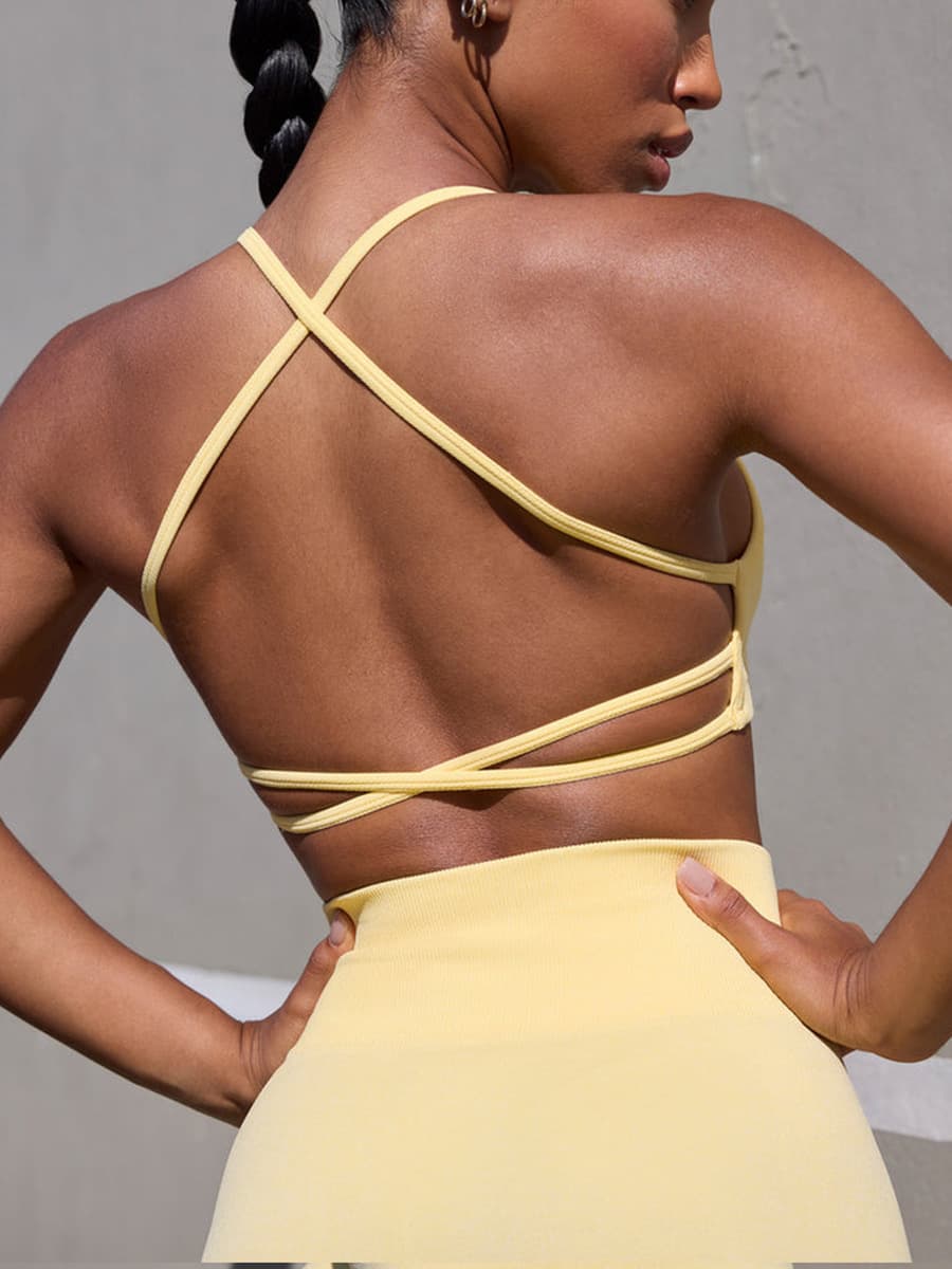 Трансграничный BO & TEE тот же бесшовный спортивный бюстгальтер быстродушный и жесткий бег на открытом воздухе Фитнес-бег на...