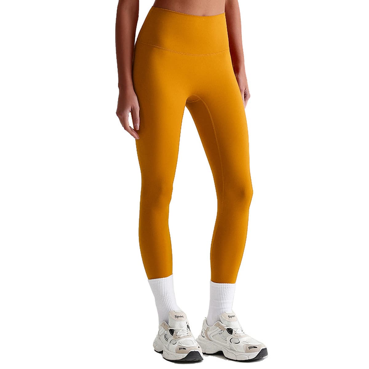 Трансграничные европейские и американские голые штаны для йоги женские без смущения