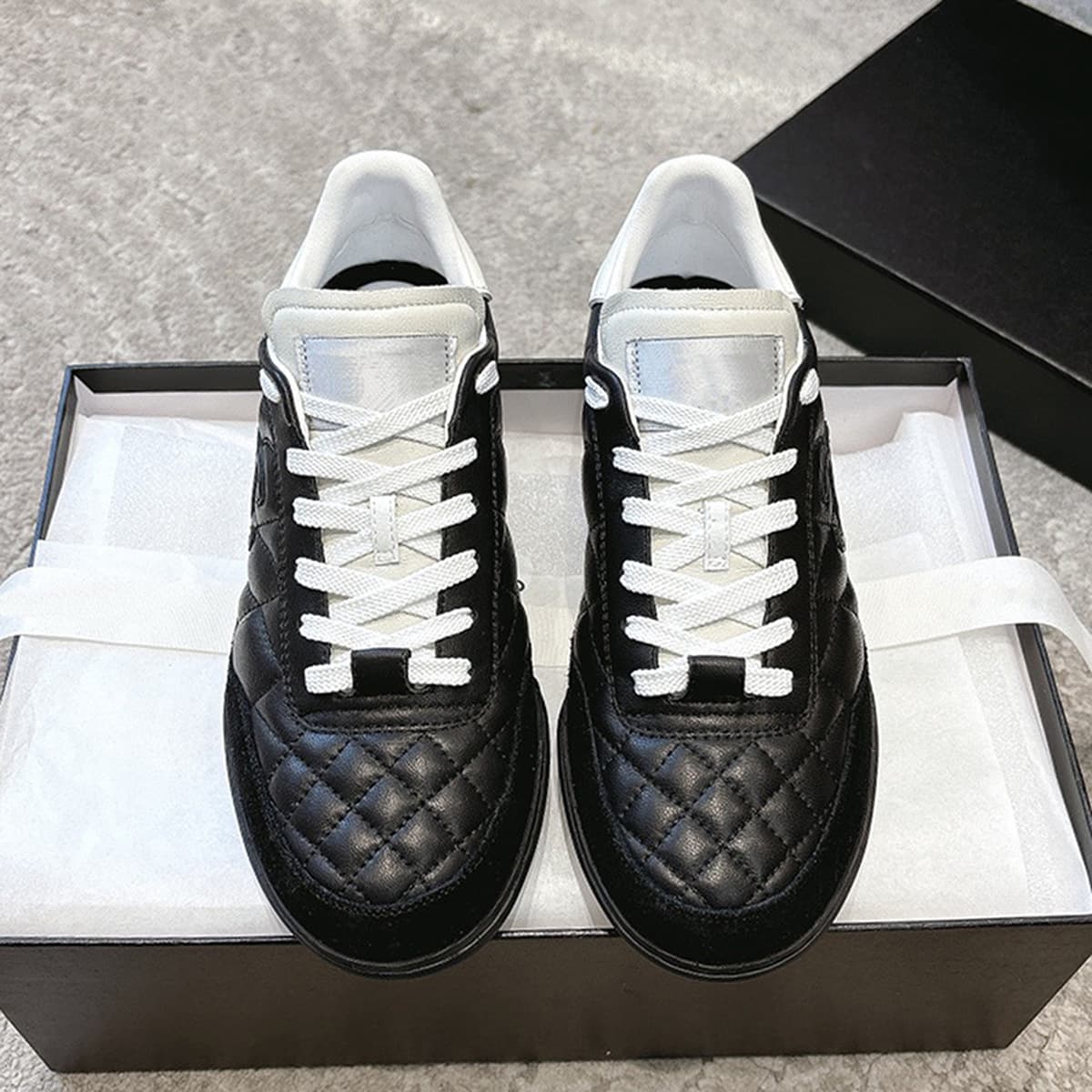 Верхняя версия Little Xiangfeng кожаные ромбовидные бейсбольные кроссовки с дикой пандой туфли маленькие белые туфли с...