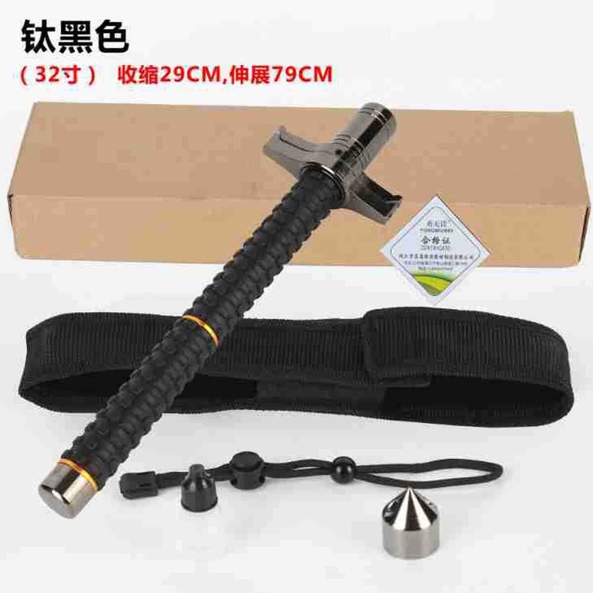 Твердый 95 блочный нож палка с защитой от порезов телескопическая палка самооборона легальное автомобильное оружие...