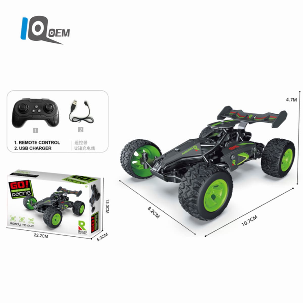 IQ0EM 2.4G Высокоскоростной автомобиль с дистанционным управлением внедорожный автомобиль-техника гравитация индукционный...