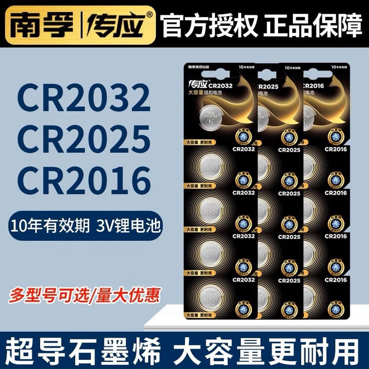 Передача должна быть батареей кнопки CR2032 Литиевая батарея CR1632 3V Пульт дистанционного управления CR2450 Батарея...