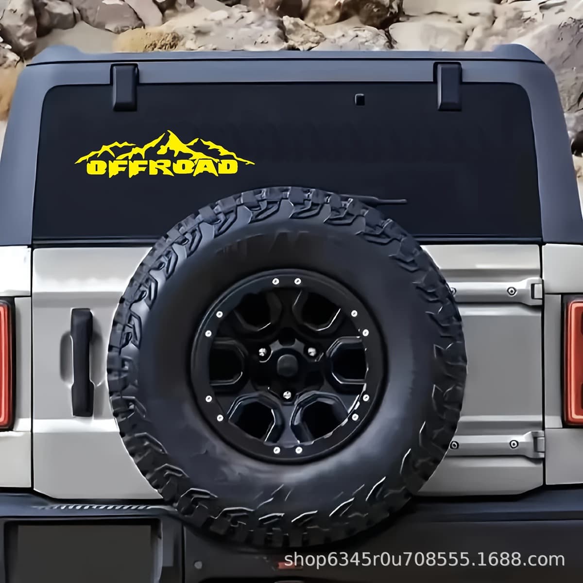 Наклейки для декорации автомобиля в стиле Off-road, в форме гор, декоративные наклейки для кузова внедорожного пикапа.