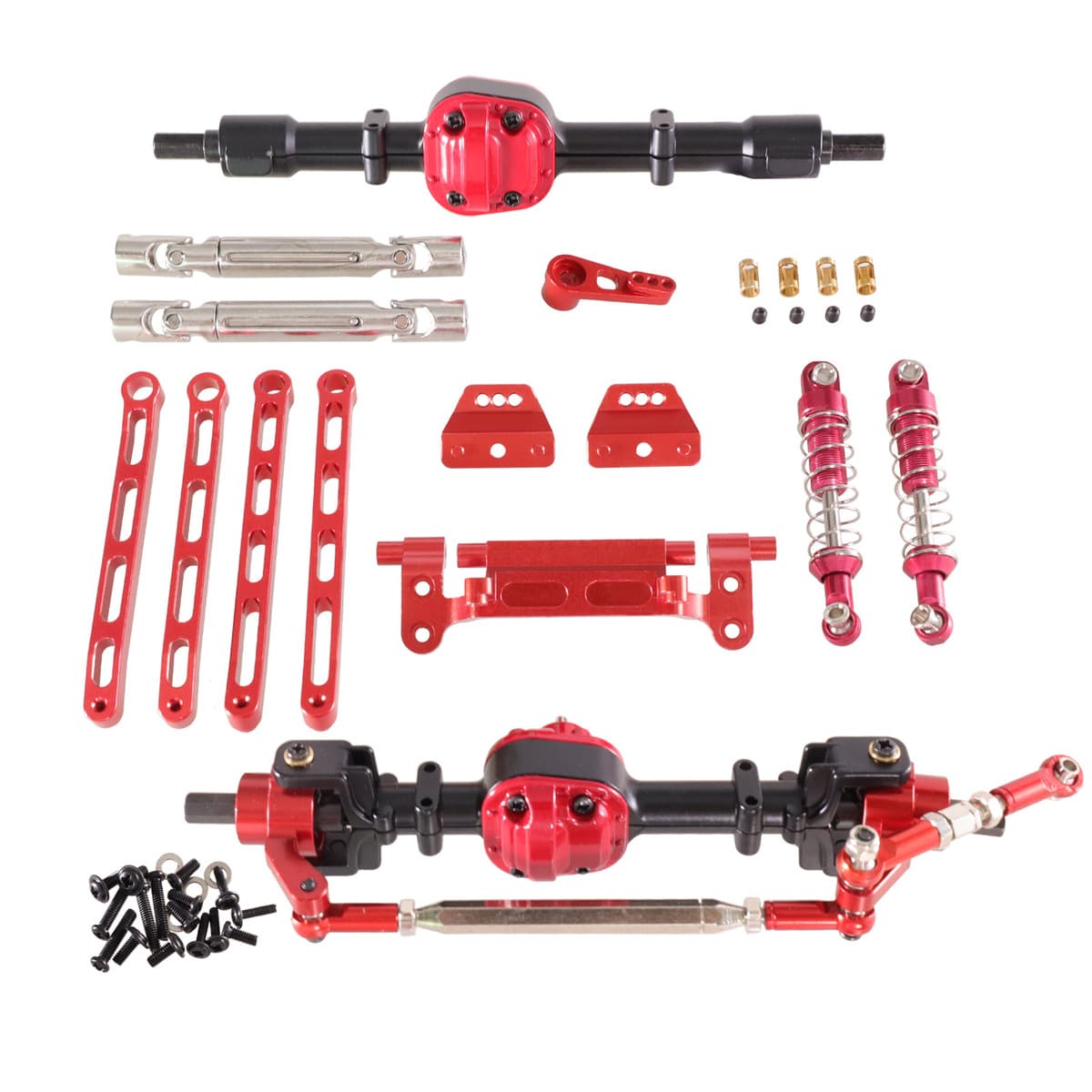 Mangniu 1/12 MN82 LC79 MN78 Автомобиль с дистанционным управлением запасные части металлические комплекты до и после...