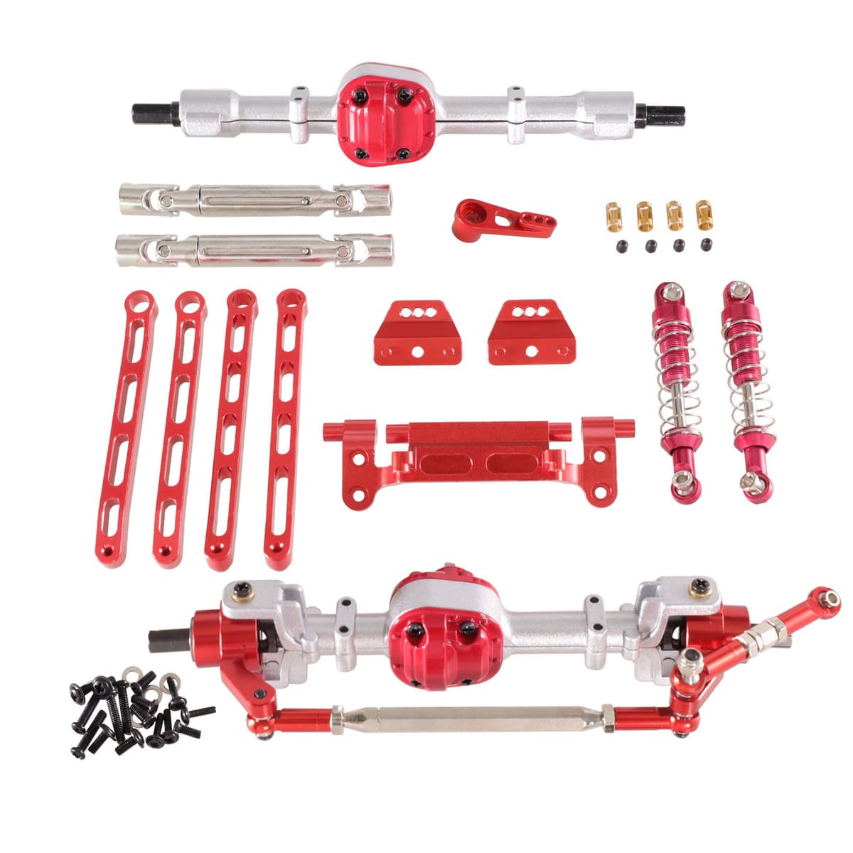 Mangniu 1/12 MN82 LC79 MN78 Автомобиль с дистанционным управлением запасные части металлические комплекты до и после...