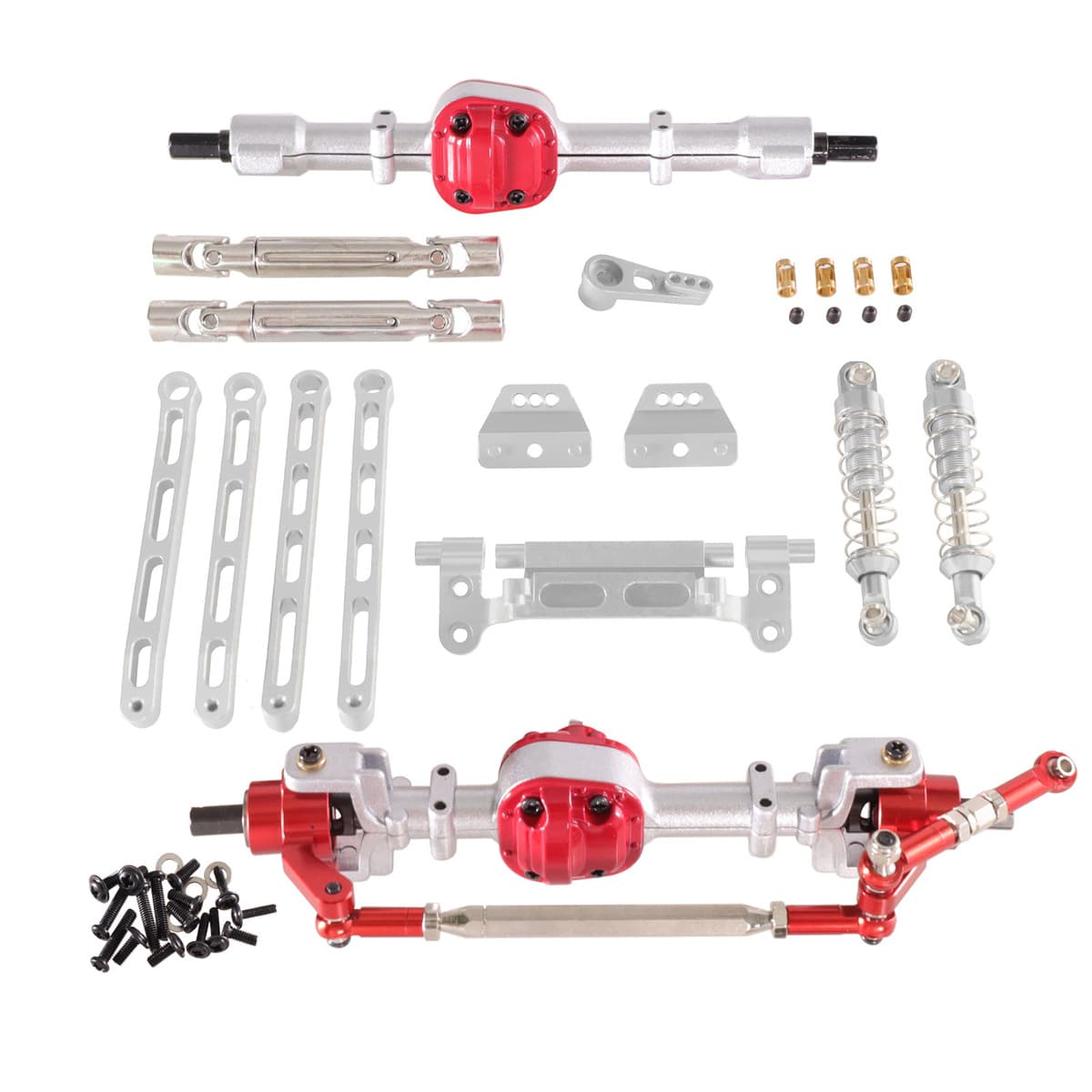 Mangniu 1/12 MN82 LC79 MN78 Автомобиль с дистанционным управлением запасные части металлические комплекты до и после...