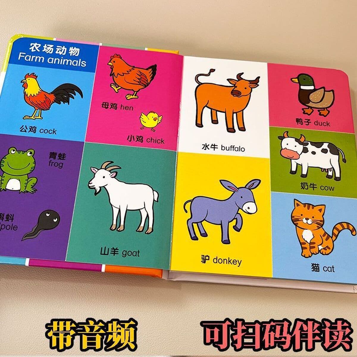 Моя познавательная книжка с картинками 2-летняя детская книга